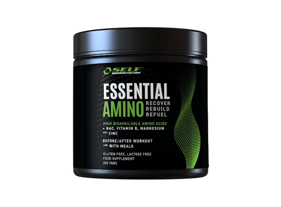 ESSENTIAL AMINO 300 TAB. - Combinazione di Aminoacidi Essenziali in compresse o polvere SELF OMNINUTRITION