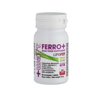 FERRO+ - Integratore di ferro con aggiunta di vitamine in compresse +WATT