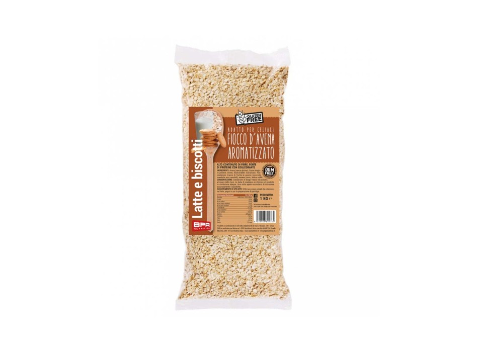 FIOCCHI D'AVENA SENZA GLUTINE - Fiocchi d'avena in formato Baby certificato senza glutine BPR NUTRITION