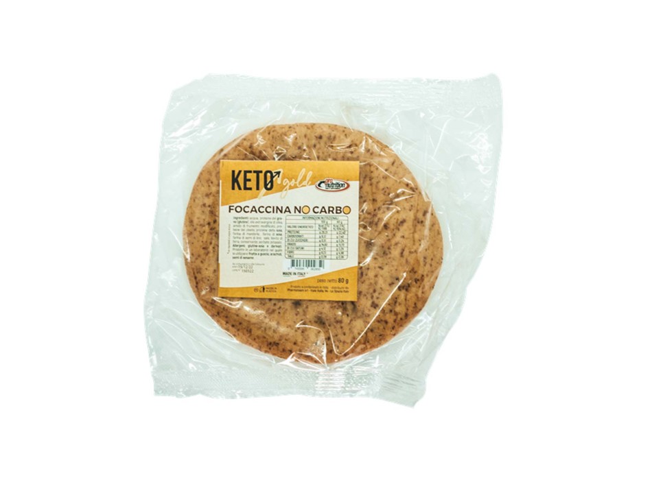 FOCACCIA KETO NOCARBO - Focaccina ideale per la dieta Ketogenica PRONUTRITION