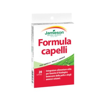 FORMULA CAPELLI - Integratore di olio di germe di grano, semi di miglio e vitamina B5 JAMIESON