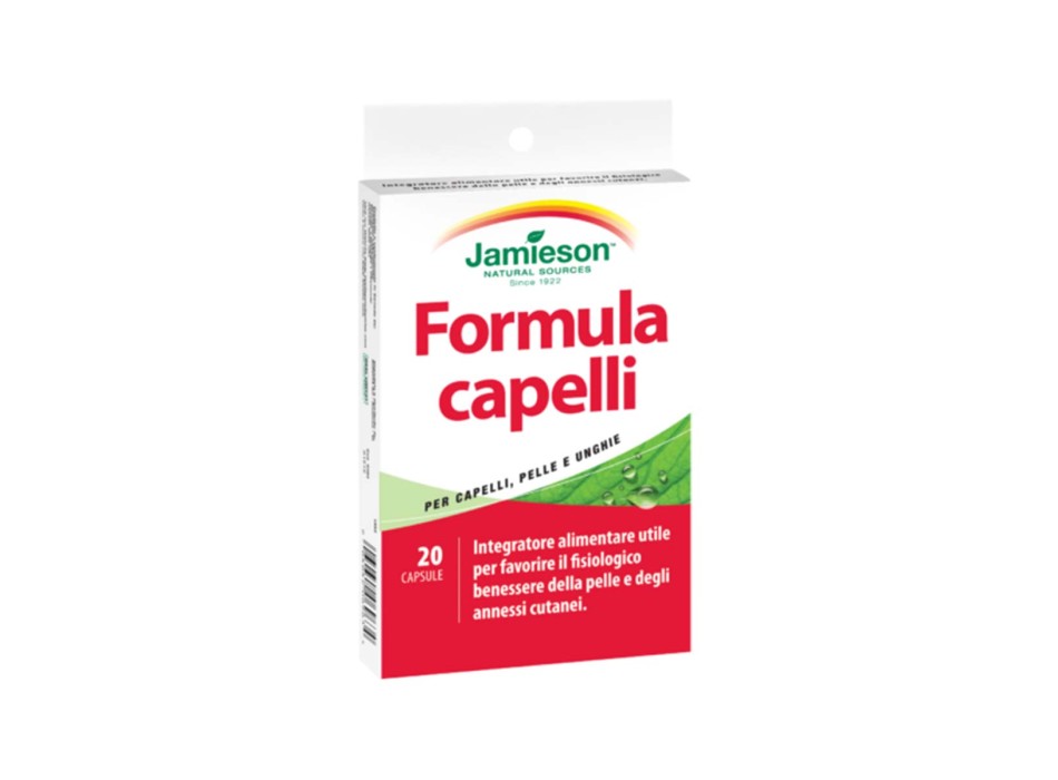 FORMULA CAPELLI - Integratore di olio di germe di grano, semi di miglio e vitamina B5 JAMIESON