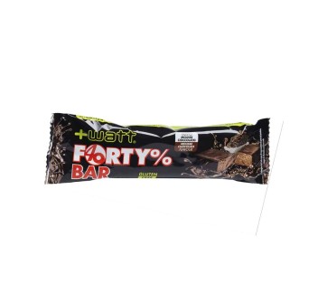 FORTY % BAR - Barretta proteica al 40% ricoperta al cacao +WATT