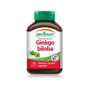 GINKGO BILOBA - JAMIESON - Integratore a base di estratto di Ginkgo Biloba in compresse JAMIESON