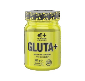 GLUTA+ - Integratore di Glutammina in polvere 4+ NUTRITION