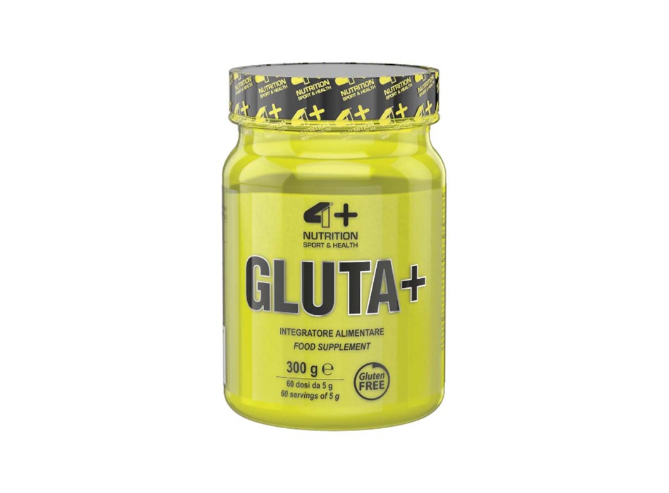 GLUTA+ - Integratore di Glutammina in polvere 4+ NUTRITION