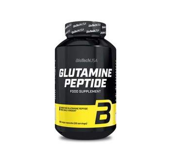 GLUTAMINE PEPTIDE - Integratore di Glutammina a rapido assorbimento in capsule BIOTECH USA