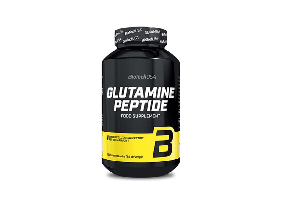 GLUTAMINE PEPTIDE - Integratore di Glutammina a rapido assorbimento in capsule BIOTECH USA