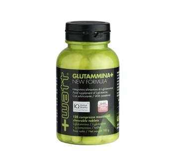 GLUTAMMINA+ NEW FORMULA - Integratore di Glutammina in polvere +WATT