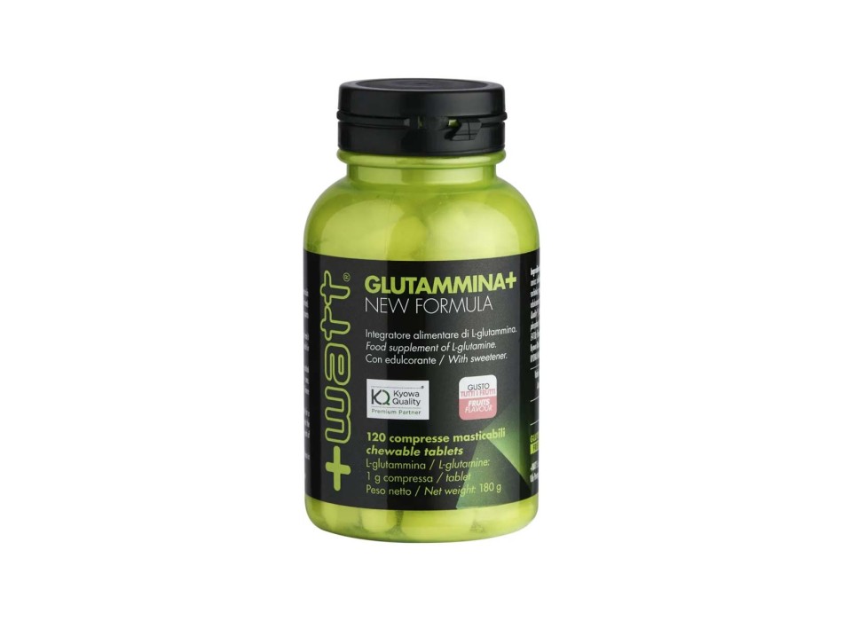 GLUTAMMINA+ NEW FORMULA - Integratore di Glutammina in polvere +WATT