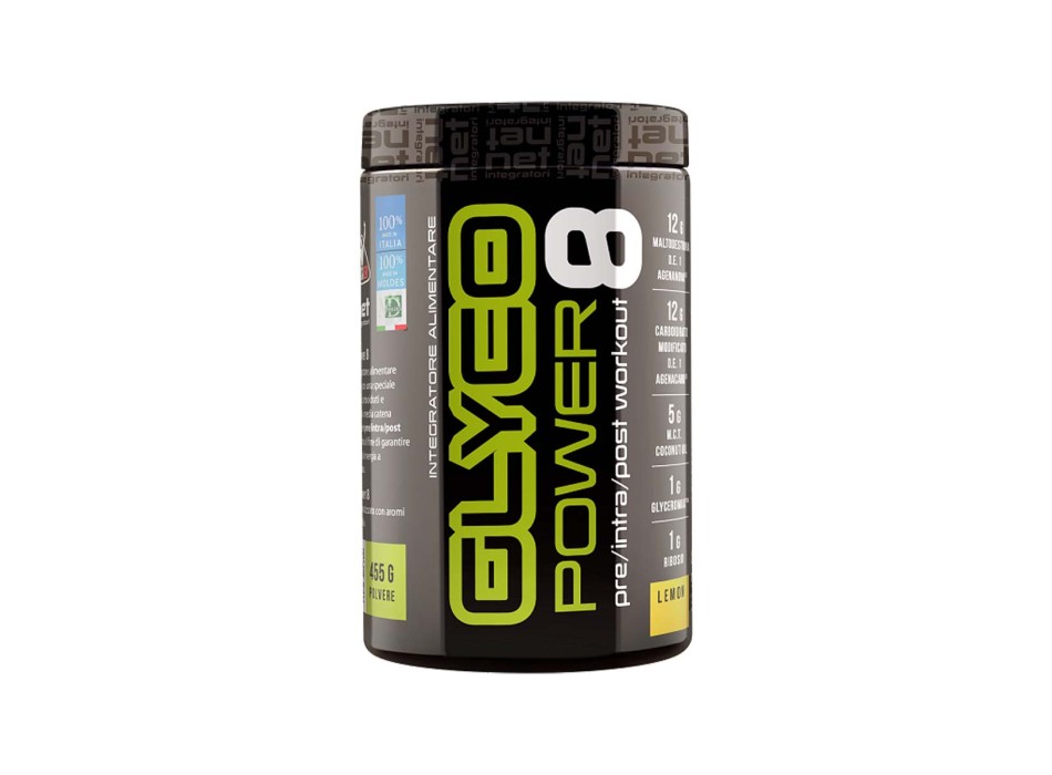 GLYCOPOWER 8 - Pre-intra-post workout con differenti carboidrati NET INTEGRATORI