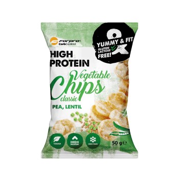 HIGH PROTEIN VEGETABLE CHIPS - Chips vegetali con proteine di pisello e lenticchie FORPRO