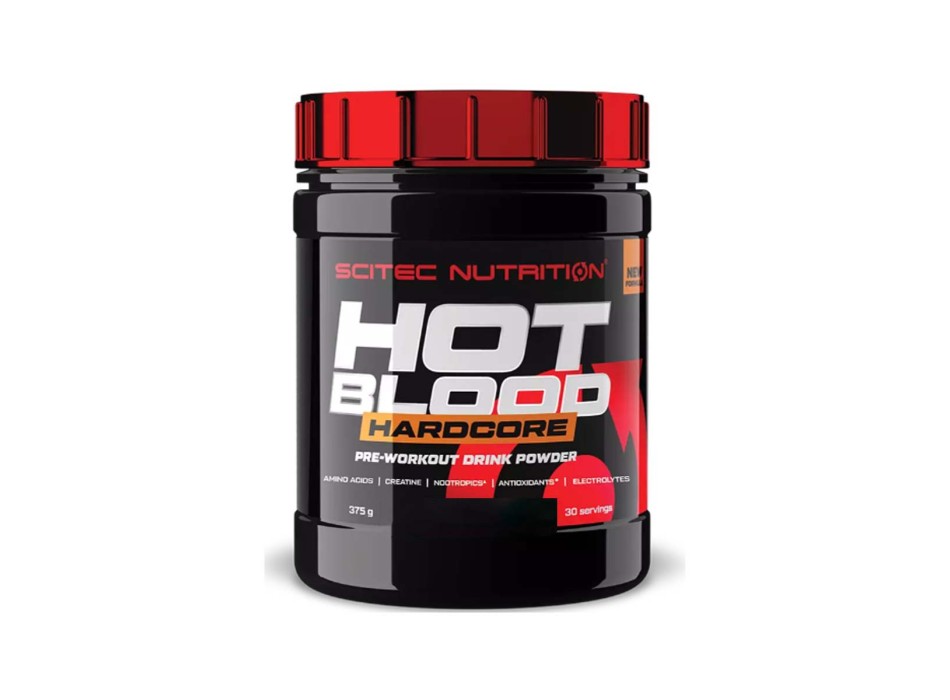 HOT BLOOD HARDCORE - Pre-Workout con creatina, caffeina e aminoacidi SCITEC NUTRITION