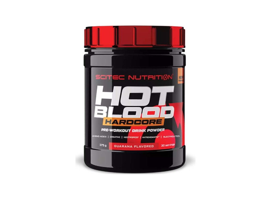 HOT BLOOD HARDCORE - Pre-Workout con creatina, caffeina e aminoacidi SCITEC NUTRITION