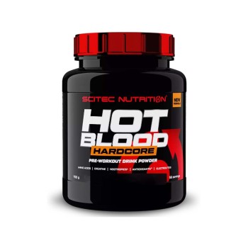 HOT BLOOD HARDCORE - Pre-Workout con creatina, caffeina e aminoacidi SCITEC NUTRITION