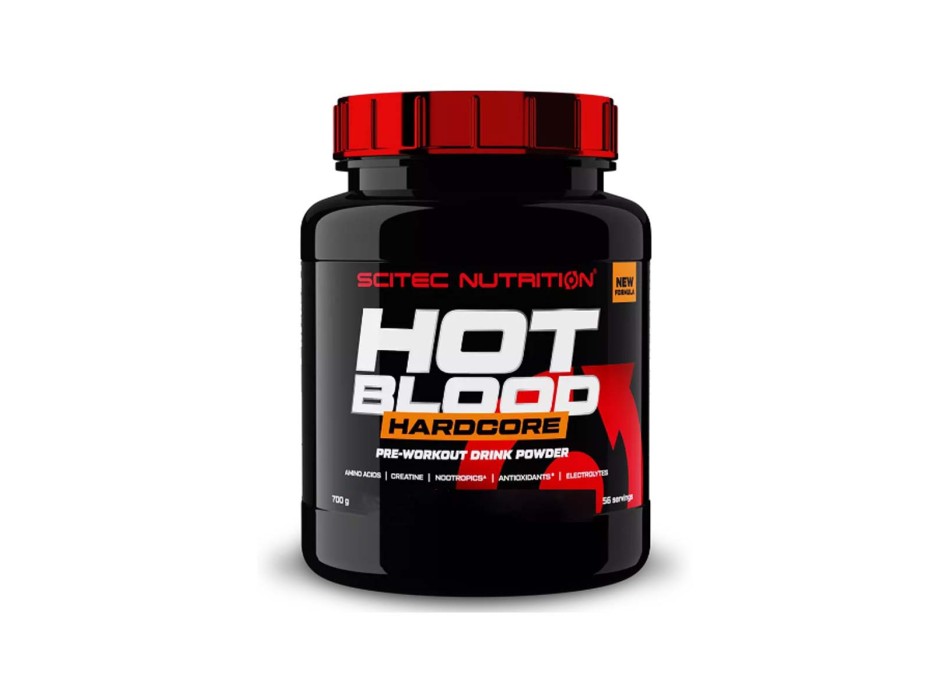 HOT BLOOD HARDCORE - Pre-Workout con creatina, caffeina e aminoacidi SCITEC NUTRITION