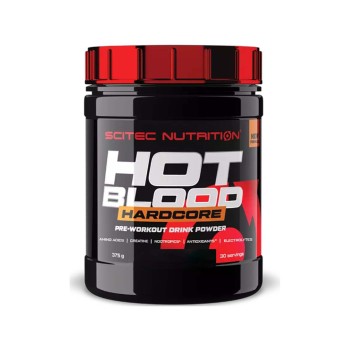 HOT BLOOD HARDCORE - Pre-Workout con creatina, caffeina e aminoacidi SCITEC NUTRITION