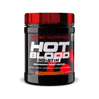 HOT BLOOD NO-STIM - Pre-Workout senza caffeina SCITEC NUTRITION