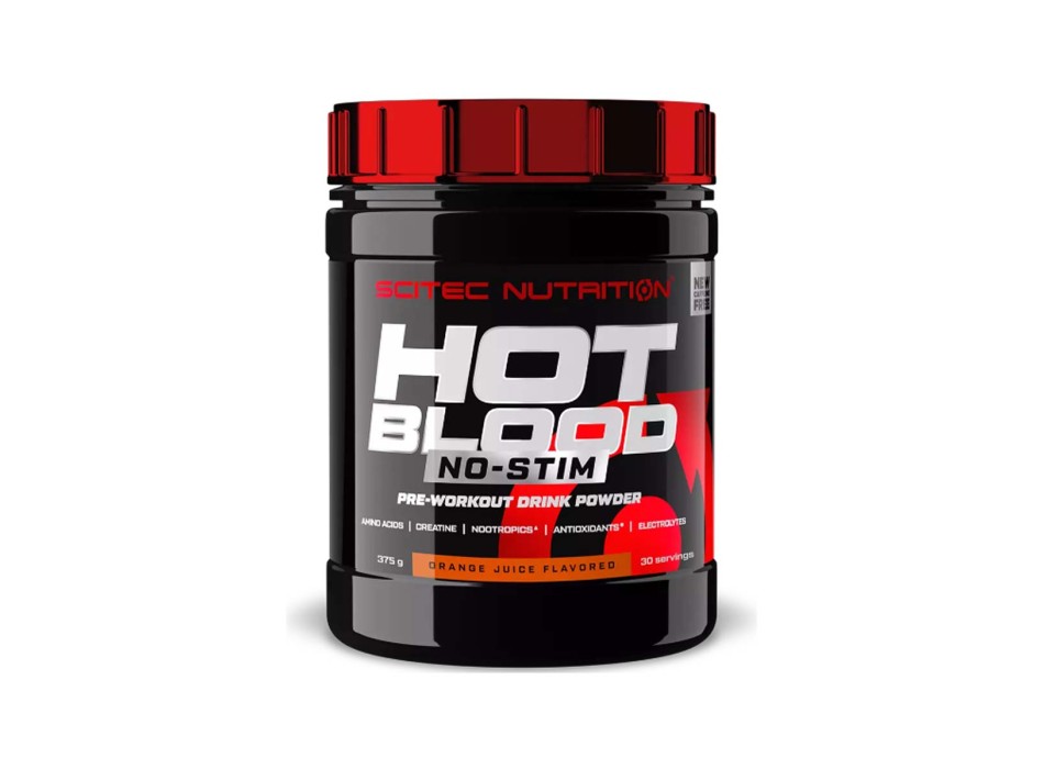 HOT BLOOD NO-STIM - Pre-Workout senza caffeina SCITEC NUTRITION