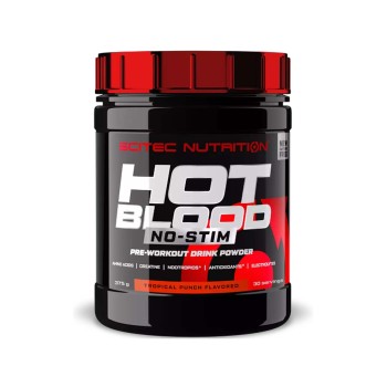 HOT BLOOD NO-STIM - Pre-Workout senza caffeina SCITEC NUTRITION