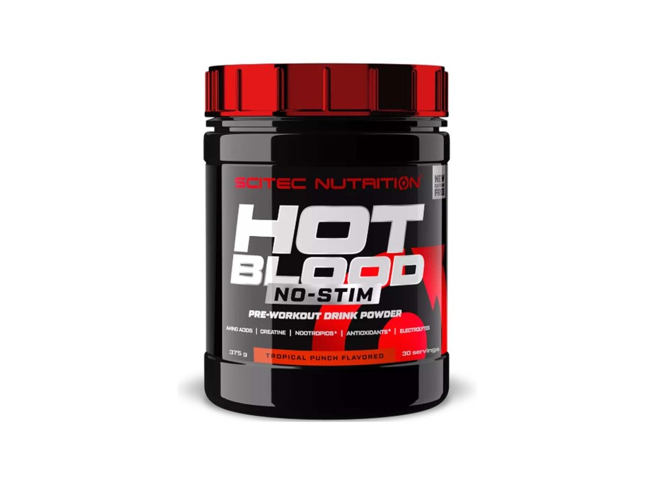 HOT BLOOD NO-STIM - Pre-Workout senza caffeina SCITEC NUTRITION