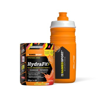 HYDRAFIT + BOTTLE - Integratore a base di magnesio, potassio e vitamine NAMEDSPORT