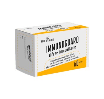 IMMUNOGUARD - Integratore a sostegno del sistema immunitario e delle vie respiratorie. ABSOLUTE SERIES