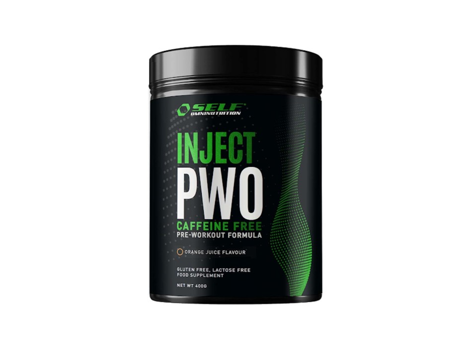 INJECT PWO CAFFEINE FREE - Integratore Pre Workout senza caffeina SELF OMNINUTRITION