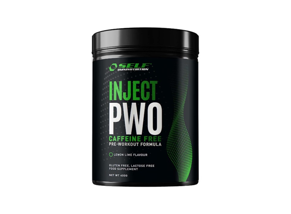 INJECT PWO CAFFEINE FREE - Integratore Pre Workout senza caffeina SELF OMNINUTRITION