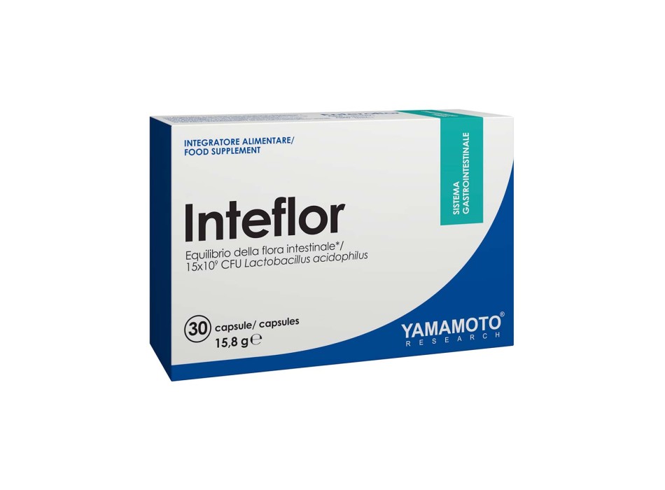 INTEFLOR - Integratore a supporto dell'equilibrio della flora intestinale YAMAMOTO NUTRITION