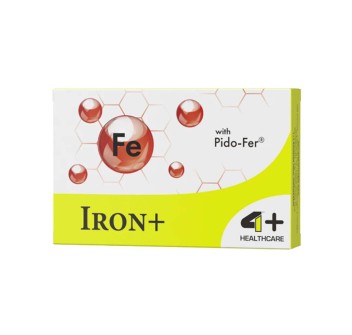 IRON+ - Integratore a base di Ferro, lattoferrina e vitamina C 4+ NUTRITION