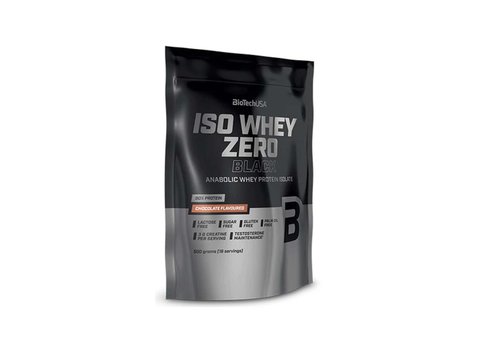 ISO WHEY ZERO BLACK - Proteine Isolate del siero del latte con creatina e vitamine BIOTECH USA