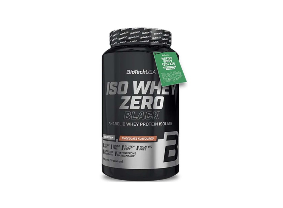 ISO WHEY ZERO BLACK - Proteine Isolate del siero del latte con creatina e vitamine BIOTECH USA