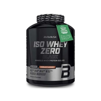 ISO WHEY ZERO BLACK - Proteine Isolate del siero del latte con creatina e vitamine BIOTECH USA