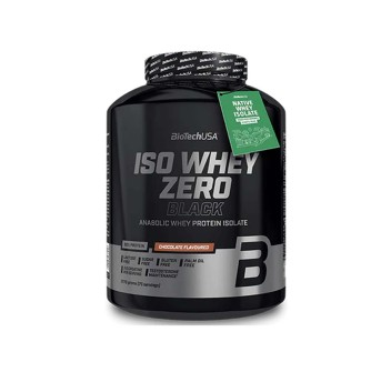 ISO WHEY ZERO BLACK - Proteine Isolate del siero del latte con creatina e vitamine BIOTECH USA