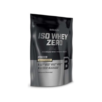 ISO WHEY ZERO BLACK - Proteine Isolate del siero del latte con creatina e vitamine BIOTECH USA