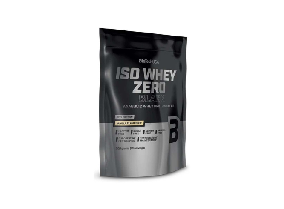 ISO WHEY ZERO BLACK - Proteine Isolate del siero del latte con creatina e vitamine BIOTECH USA