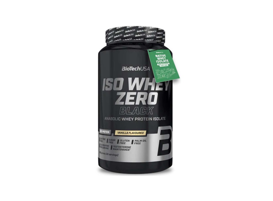 ISO WHEY ZERO BLACK - Proteine Isolate del siero del latte con creatina e vitamine BIOTECH USA