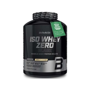 ISO WHEY ZERO BLACK - Proteine Isolate del siero del latte con creatina e vitamine BIOTECH USA