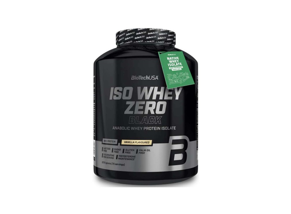 ISO WHEY ZERO BLACK - Proteine Isolate del siero del latte con creatina e vitamine BIOTECH USA