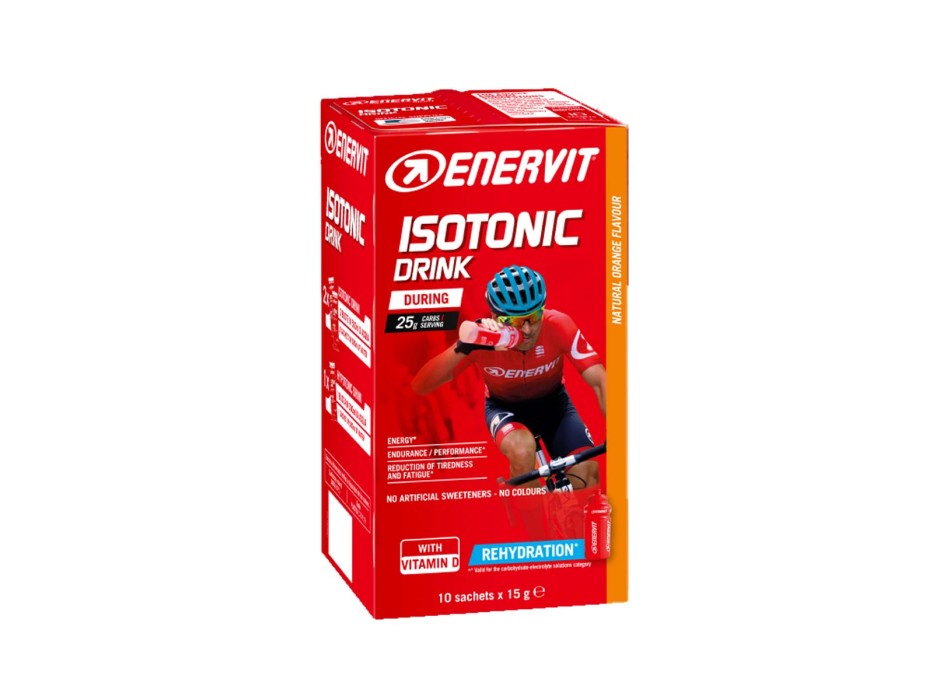 ISOTONIC DRINK IN BUSTINE - Integratore a base di sali minerali, carboidrati e vitamine ENERVIT