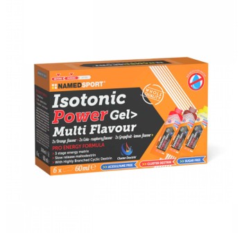 ISOTONIC POWER GEL - Gel energetico ed isotonico sequenziale a base di maltodestrine NAMEDSPORT