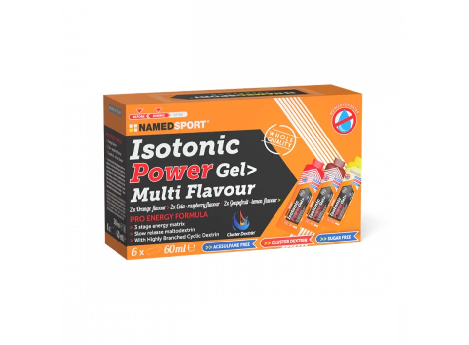 ISOTONIC POWER GEL - Gel energetico ed isotonico sequenziale a base di maltodestrine NAMEDSPORT