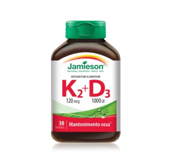 K2+D3 - Integratore di vitamina K2 e D3 JAMIESON