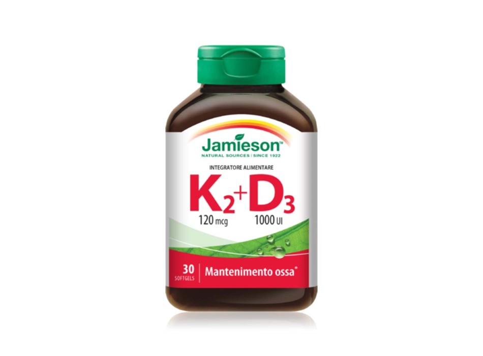 K2+D3 - Integratore di vitamina K2 e D3 JAMIESON