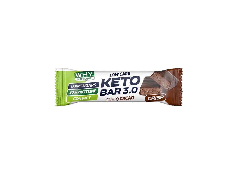 KETO BAR 3.0 - Barrertta proteica WHY NATURE