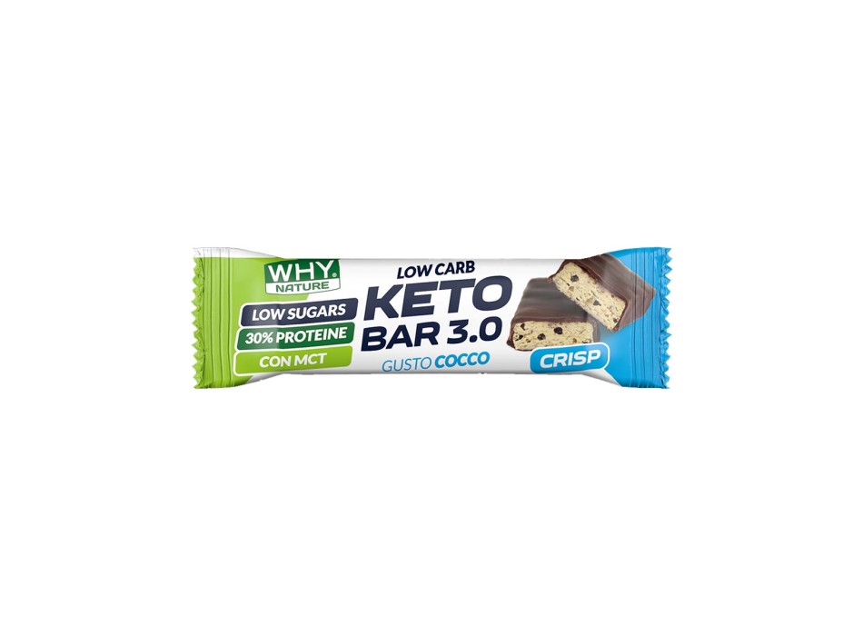 KETO BAR 3.0 - Barrertta proteica WHY NATURE