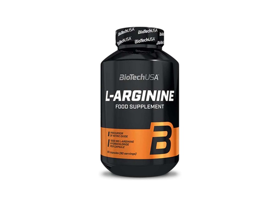 L-ARGININE - 90 CAPS - Capsule con 1000 mg di L-arginine per porzione BIOTECH USA