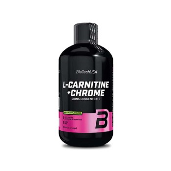 L-CARNITINE+CHROME - Integratore di Carnitina e Cromo in forma liquida BIOTECH USA