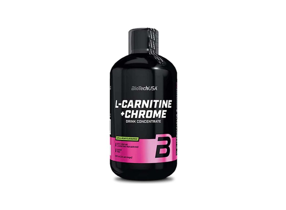 L-CARNITINE+CHROME - Integratore di Carnitina e Cromo in forma liquida BIOTECH USA